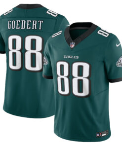 Men's Philadelphia Eagles Dallas Goedert Midnight Green Vapor F.U.S.E. Limited Jersey JS1393 nicesnker