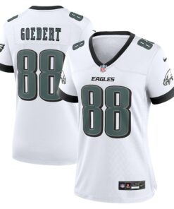 Men's Philadelphia Eagles Dallas Goedert White White Game Jersey JS7472 nicesnker