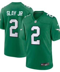 Men's Philadelphia Eagles Darius Slay Kelly Green Alternate Game Player Jersey JS4204 nicesnker