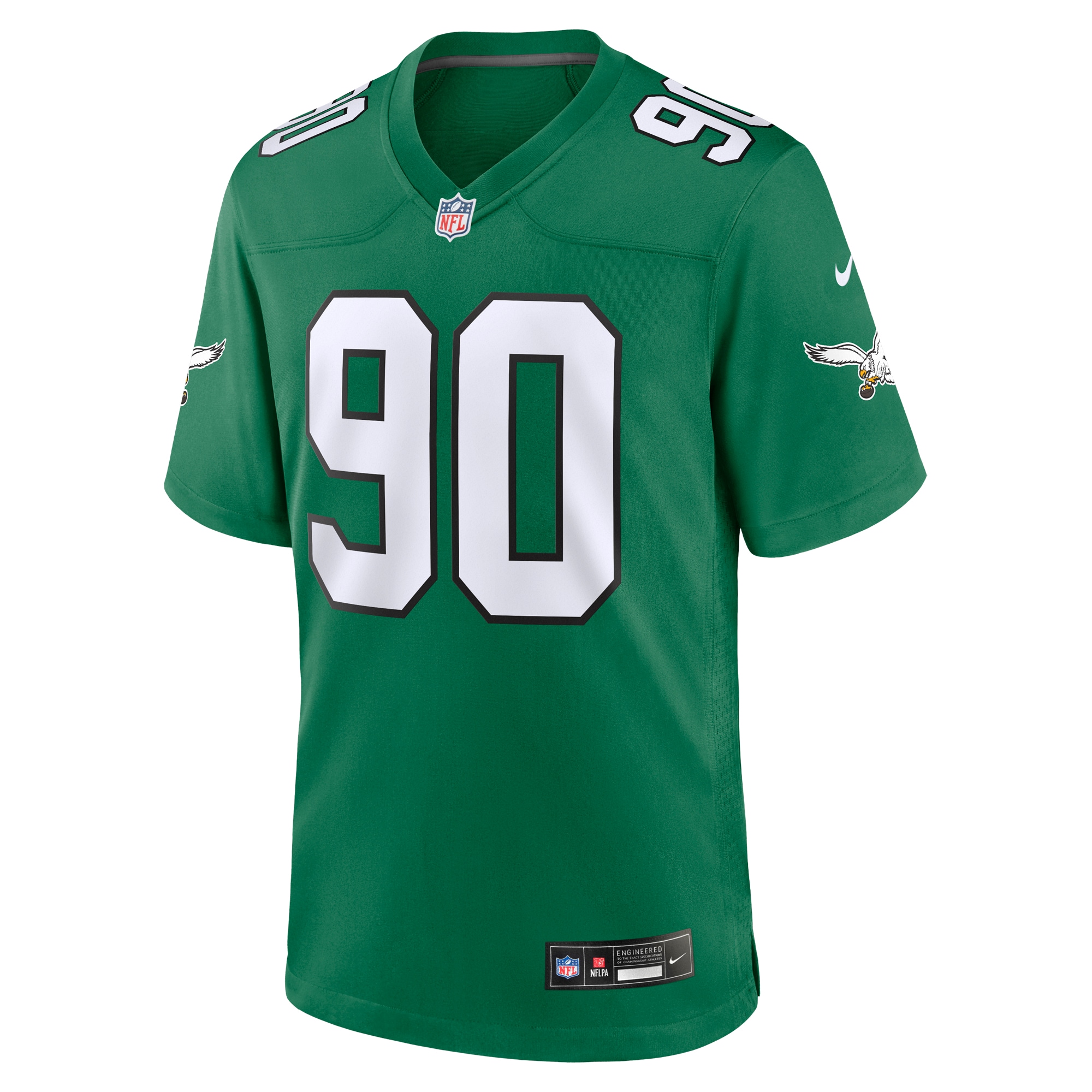 Men's Philadelphia Eagles Davis Kelly Green Alternate Game Jersey JS4311 nicesnker - Image 2
