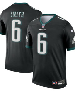 Men's Philadelphia Eagles DeVonta Smith Black Alternate Legend Player Performance Top JS6755 nicesnker
