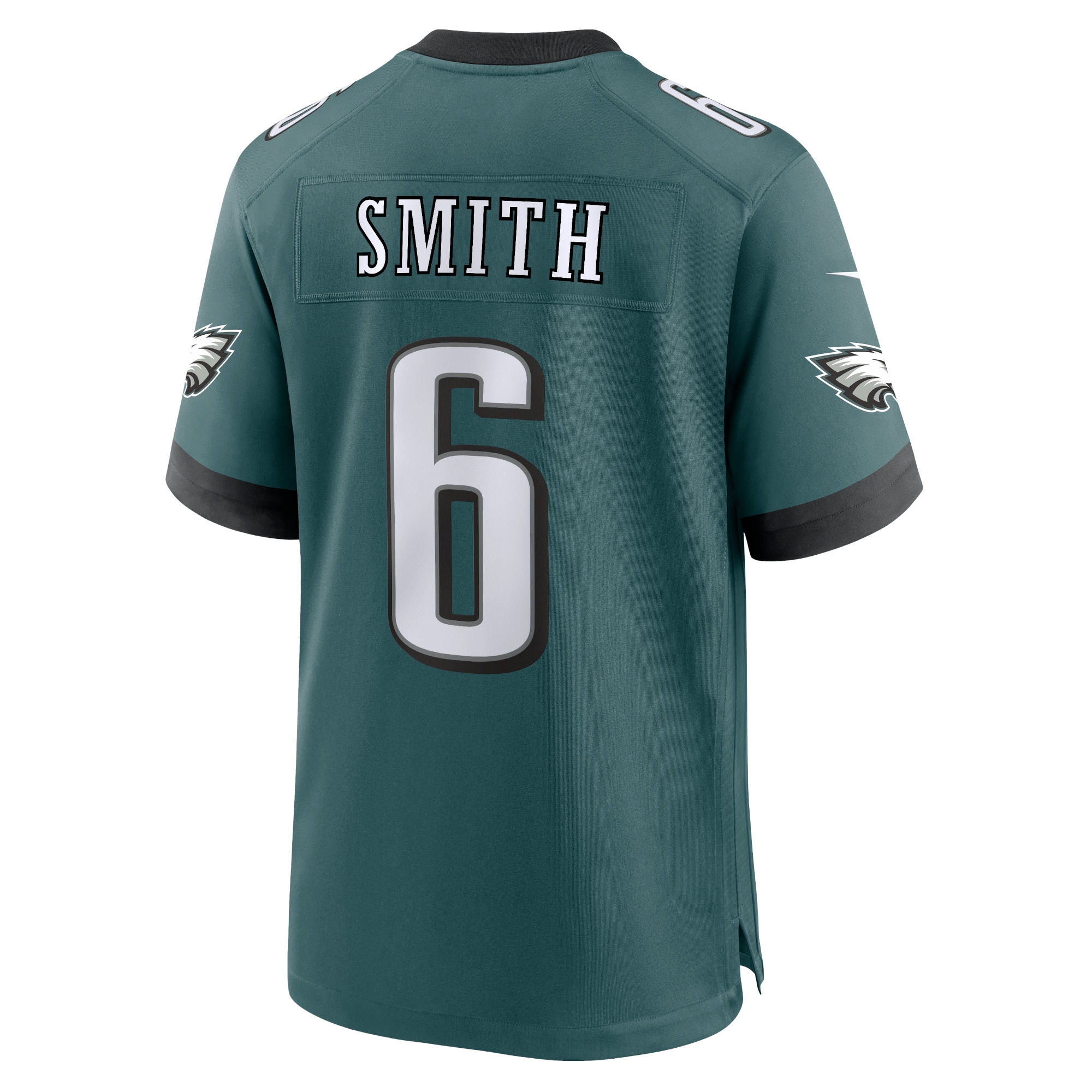 Men's Philadelphia Eagles DeVonta Smith Midnight Green Team Game Jersey JS3472 nicesnker - Image 3