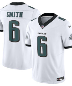 Men's Philadelphia Eagles DeVonta Smith White Vapor F.U.S.E. Limited Jersey JS6311 nicesnker