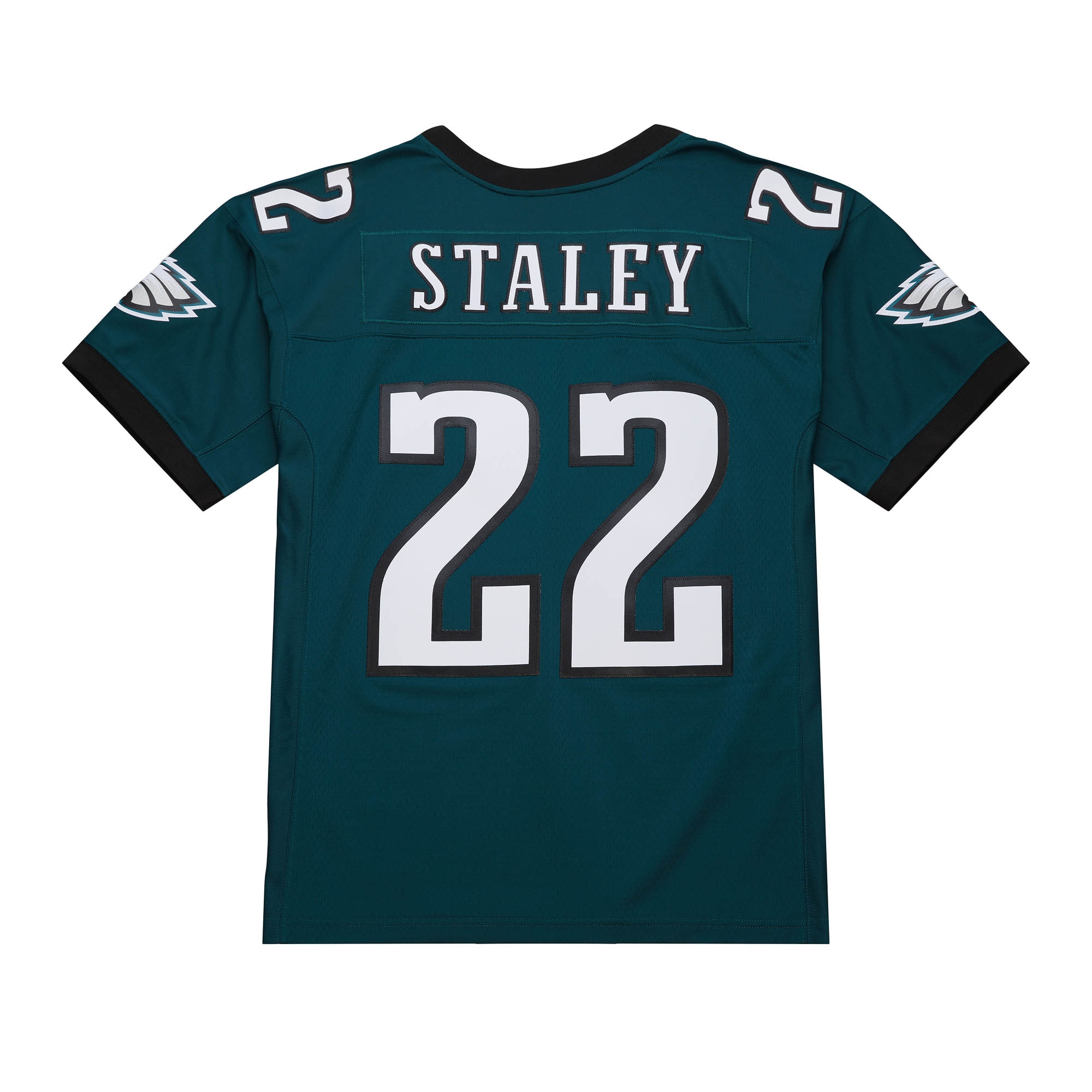 Men's Philadelphia Eagles Duce Staley Mitchell & Ness Midnight Green 2002 Legacy Jersey JS7758 nicesnker - Image 2
