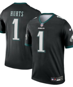 Men's Philadelphia Eagles Jalen Hurts Black Alternate Legend Player Performance Top JS5032 nicesnker