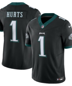 Men's Philadelphia Eagles Jalen Hurts Black Vapor F.U.S.E. Limited Jersey JS7864 nicesnker