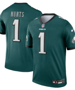 Men's Philadelphia Eagles Jalen Hurts Green Team Legend Player Performance Top JS5360 nicesnker
