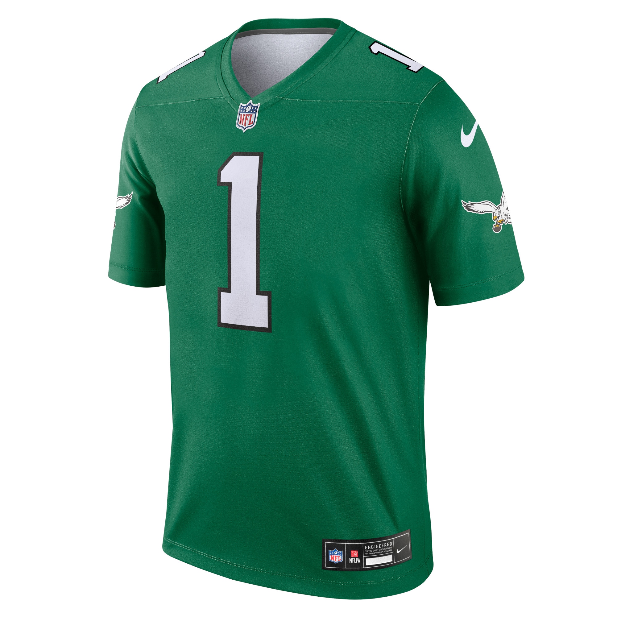 Men's Philadelphia Eagles Jalen Hurts Kelly Green Alternate Legend Player Performance Top JS5676 nicesnker - Image 2