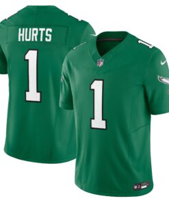 Men's Philadelphia Eagles Jalen Hurts Kelly Green Vapor F.U.S.E. Limited Jersey JS6593 nicesnker
