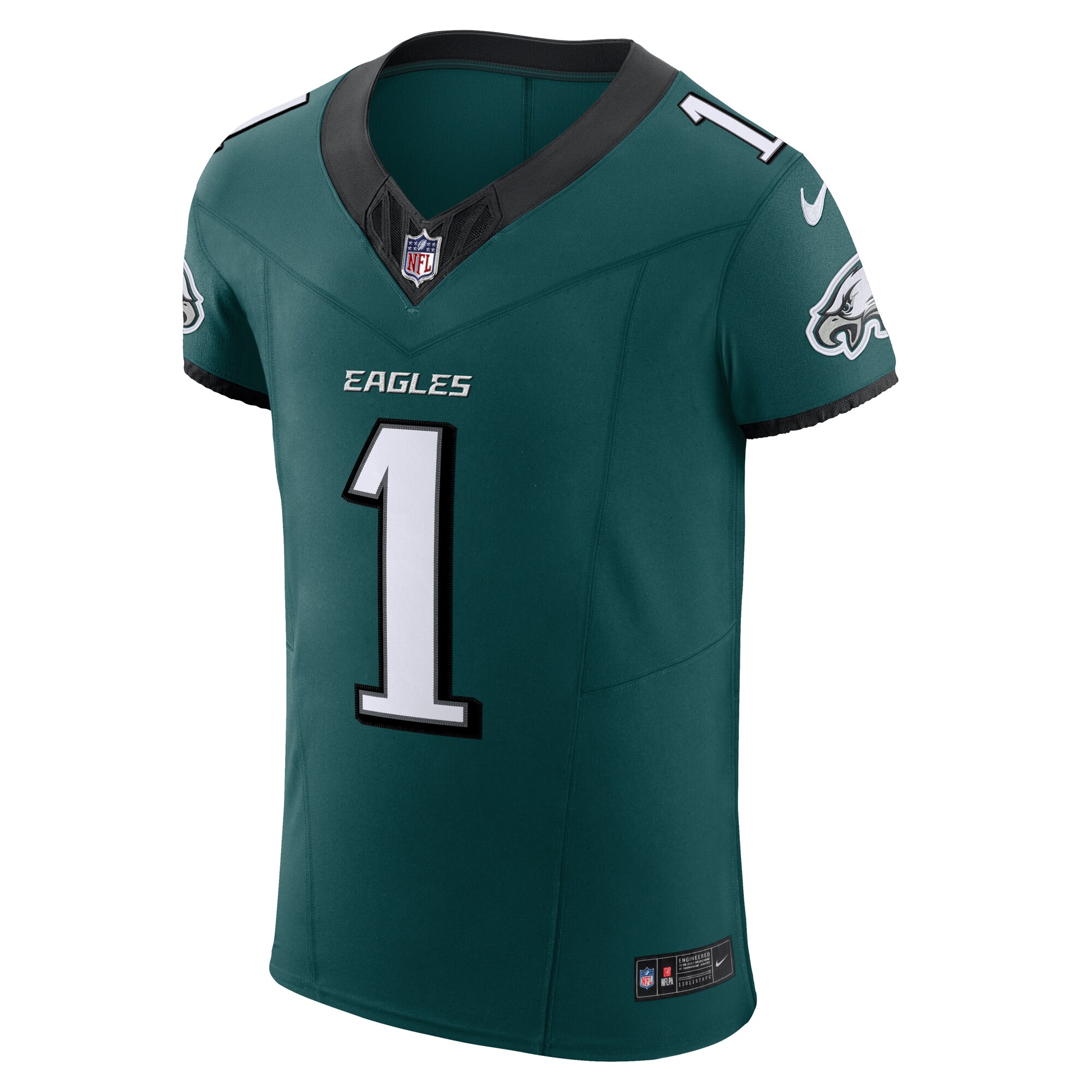 Men's Philadelphia Eagles Jalen Hurts Midnight Green Vapor F.U.S.E. Elite Jersey JS9397 nicesnker - Image 2