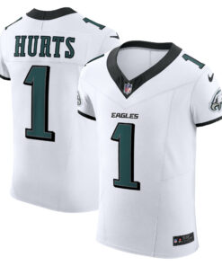 Men's Philadelphia Eagles Jalen Hurts White Vapor F.U.S.E. Elite Jersey JS2738 nicesnker