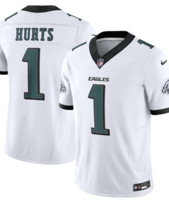 Men's Philadelphia Eagles Jalen Hurts White Vapor F.U.S.E. Limited Jersey JS3710 nicesnker