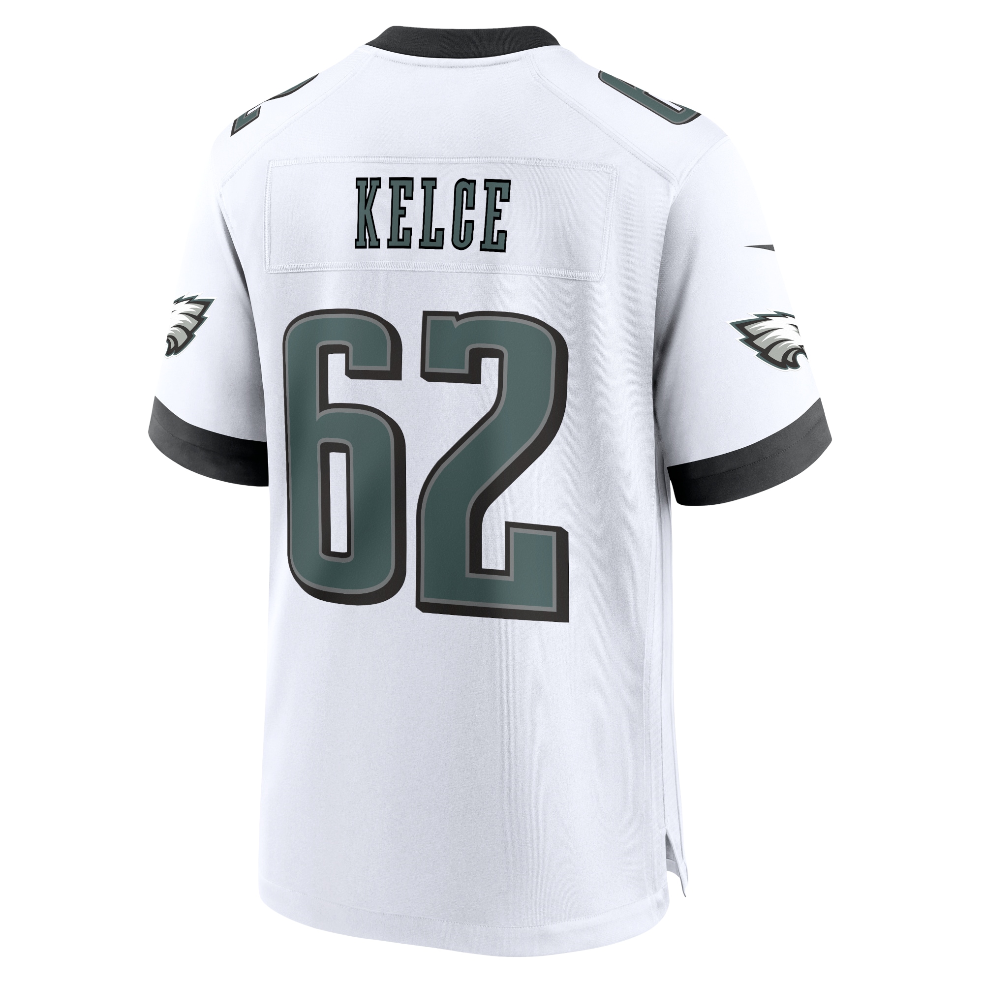 Men's Philadelphia Eagles Jason Kelce White White Game Jersey JS5187 nicesnker - Image 3