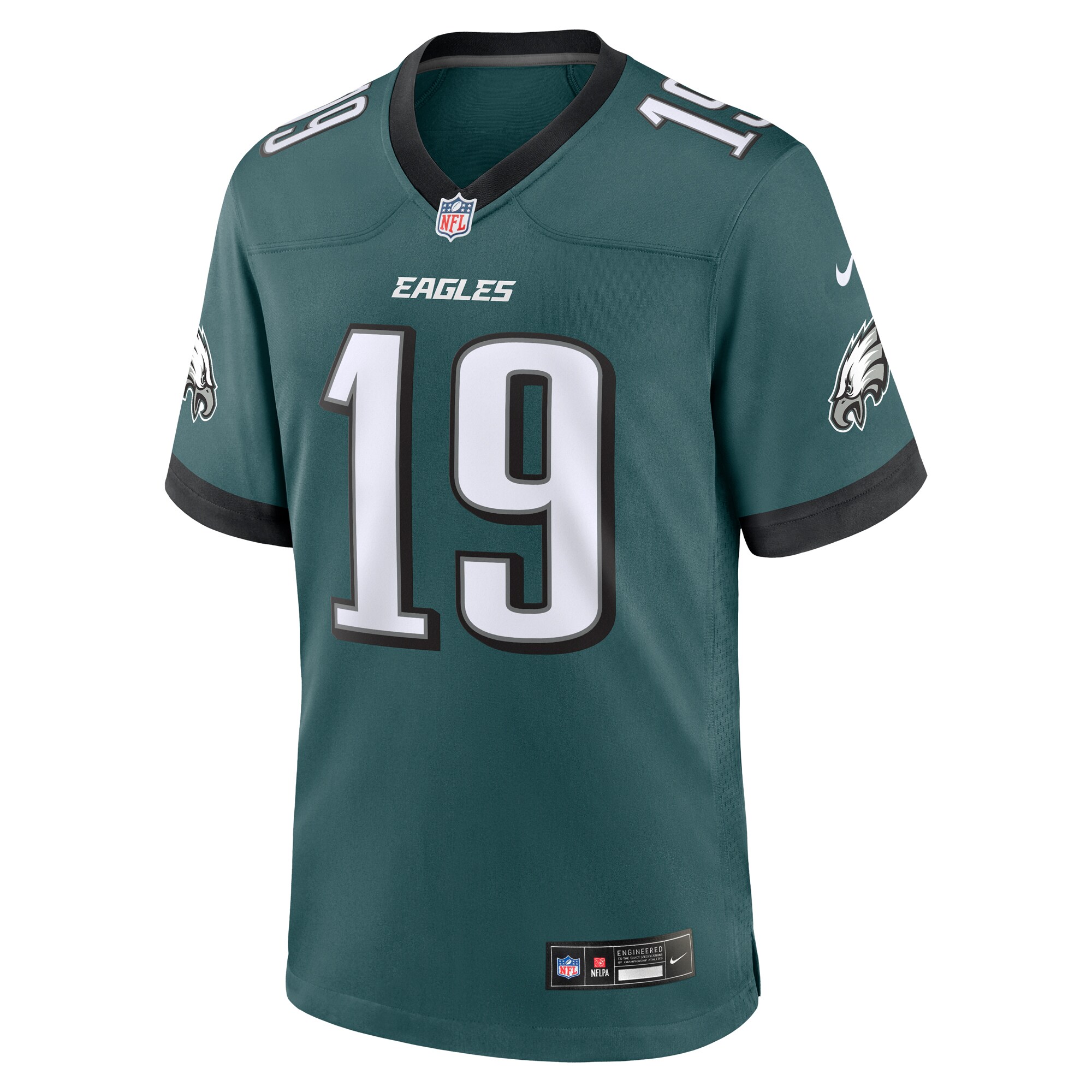 Men's Philadelphia Eagles Josh Sweat Midnight Green Team Game Jersey JS7127 nicesnker - Image 2