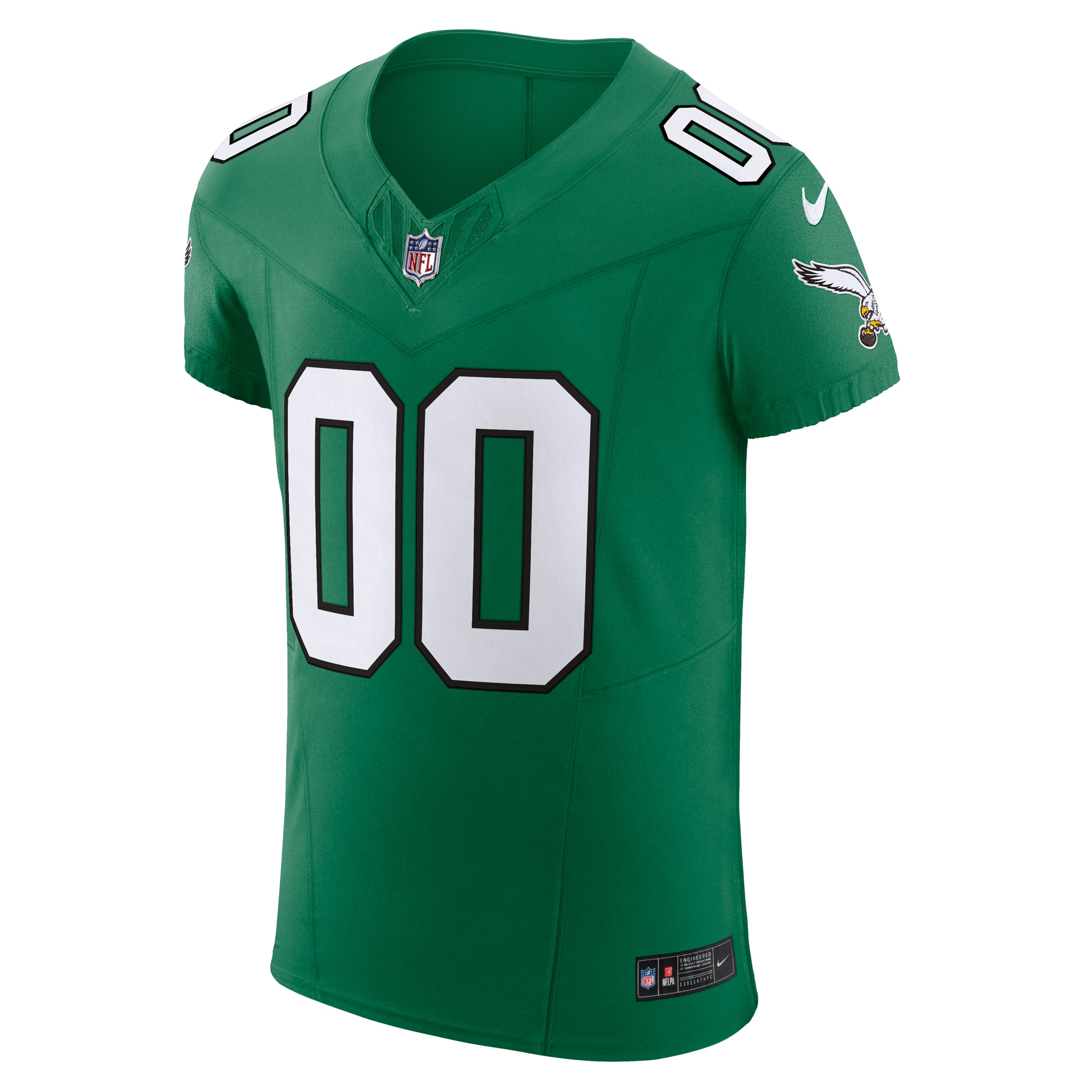 Men's Philadelphia Eagles Kelly Green 2nd Alternate Vapor F.U.S.E. Elite Custom Jersey JS7885 nicesnker - Image 2