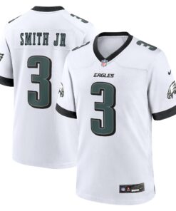 Men's Philadelphia Eagles Nolan Smith White White Game Jersey JS8523 nicesnker