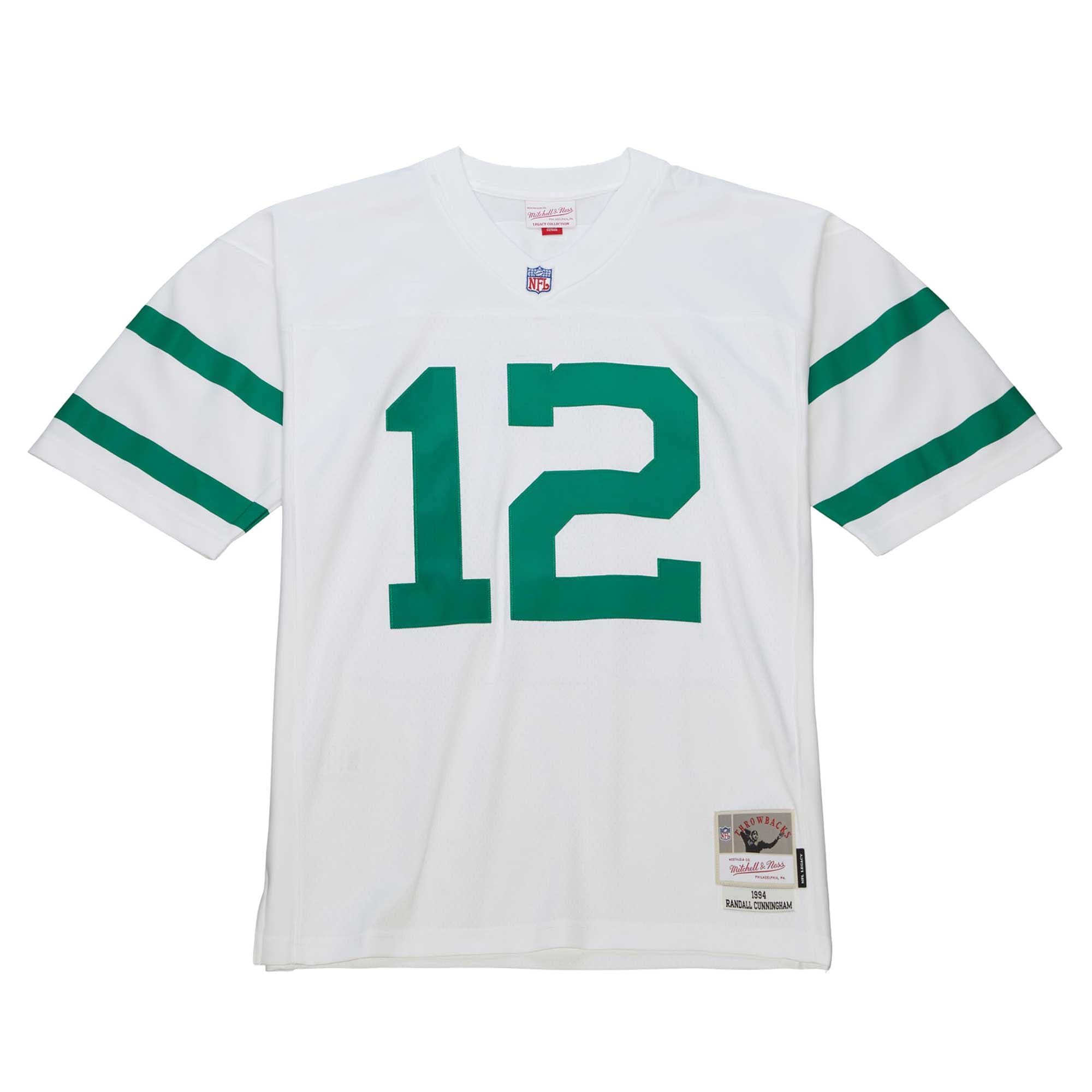 Men's Philadelphia Eagles Randall Cunningham Mitchell & Ness White Legacy Jersey JS5658 nicesnker - Image 2