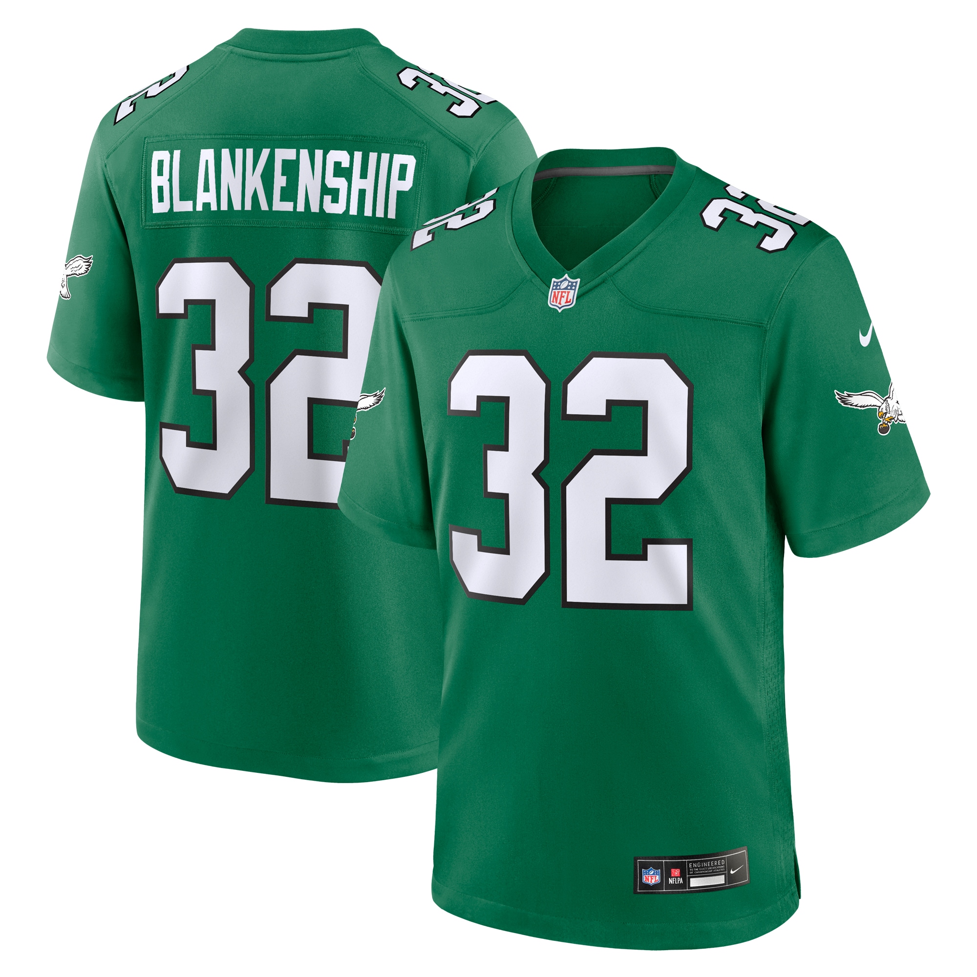 Men's Philadelphia Eagles Reed Blankenship Kelly Green Alternate Game Jersey JS1377 nicesnker