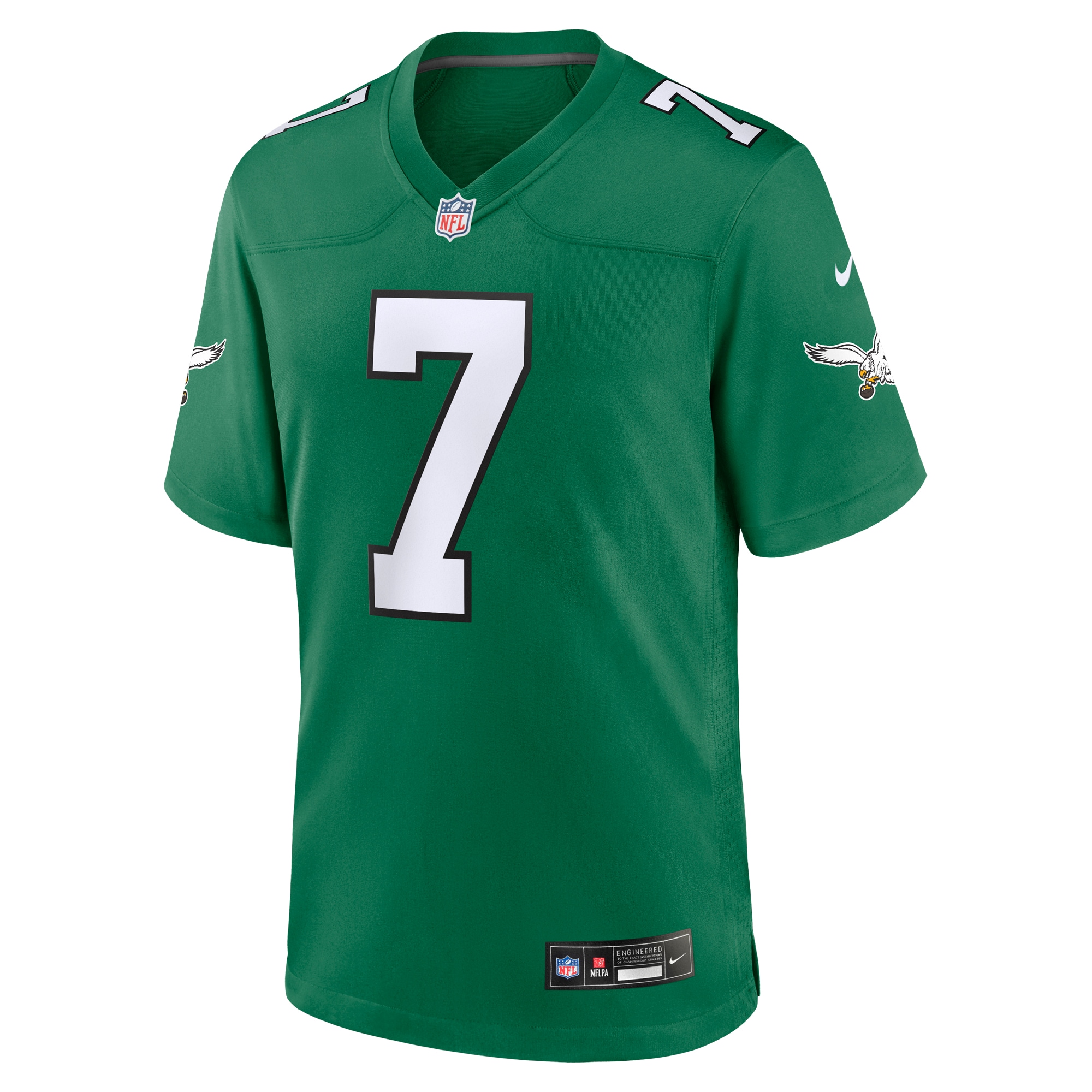 Men's Philadelphia Eagles Ron Jaworski Kelly Green Alternate Game Jersey JS5569 nicesnker - Image 2