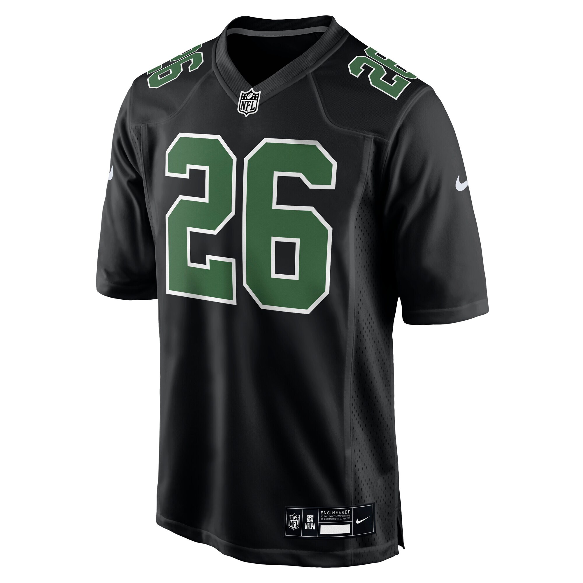 Men's Philadelphia Eagles Saquon Barkley Carbon Black/Kelly Green Fashion Game Jersey JS6479 nicesnker - Image 2