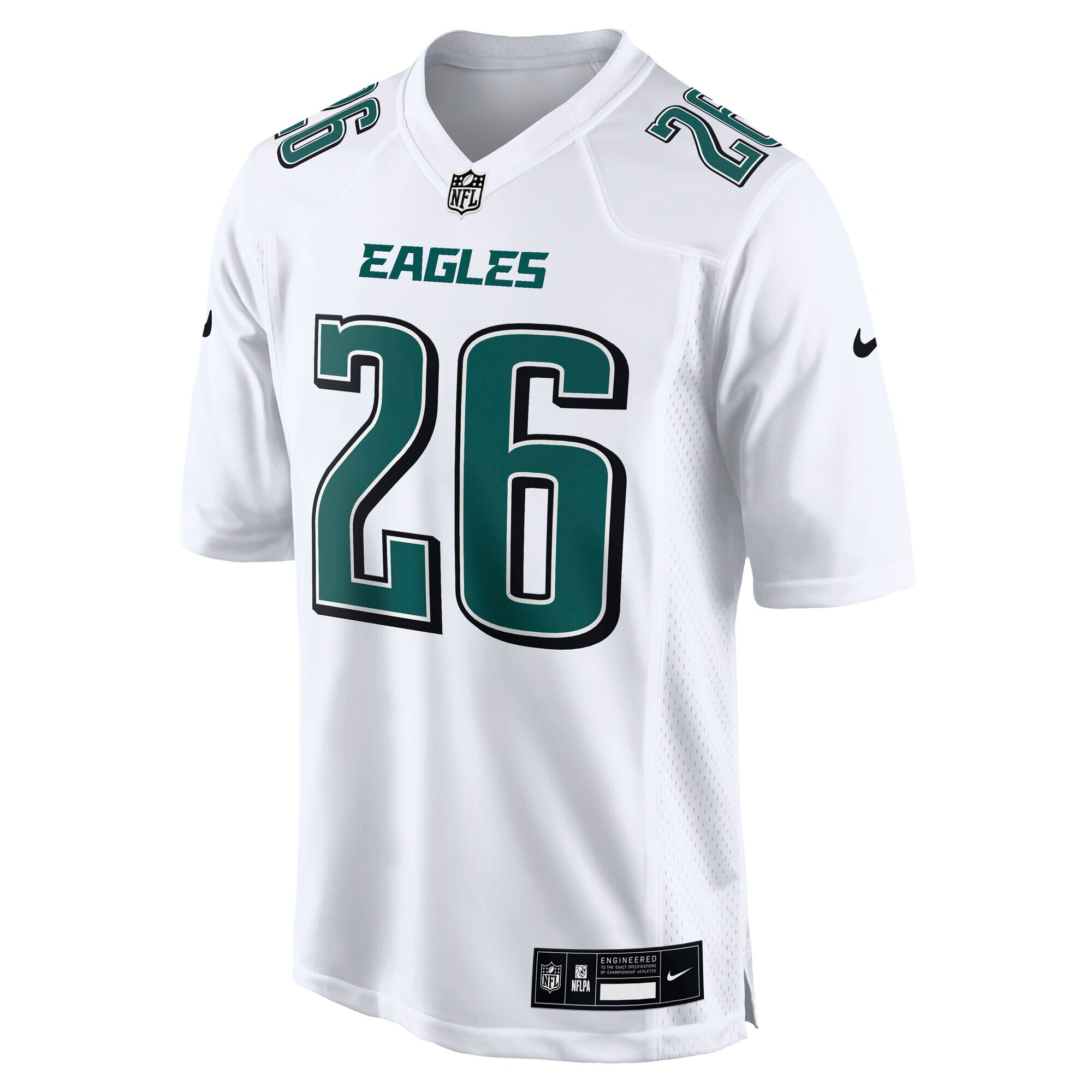 Men's Philadelphia Eagles Saquon Barkley Tundra White Fashion Game Jersey JS6176 nicesnker - Image 2