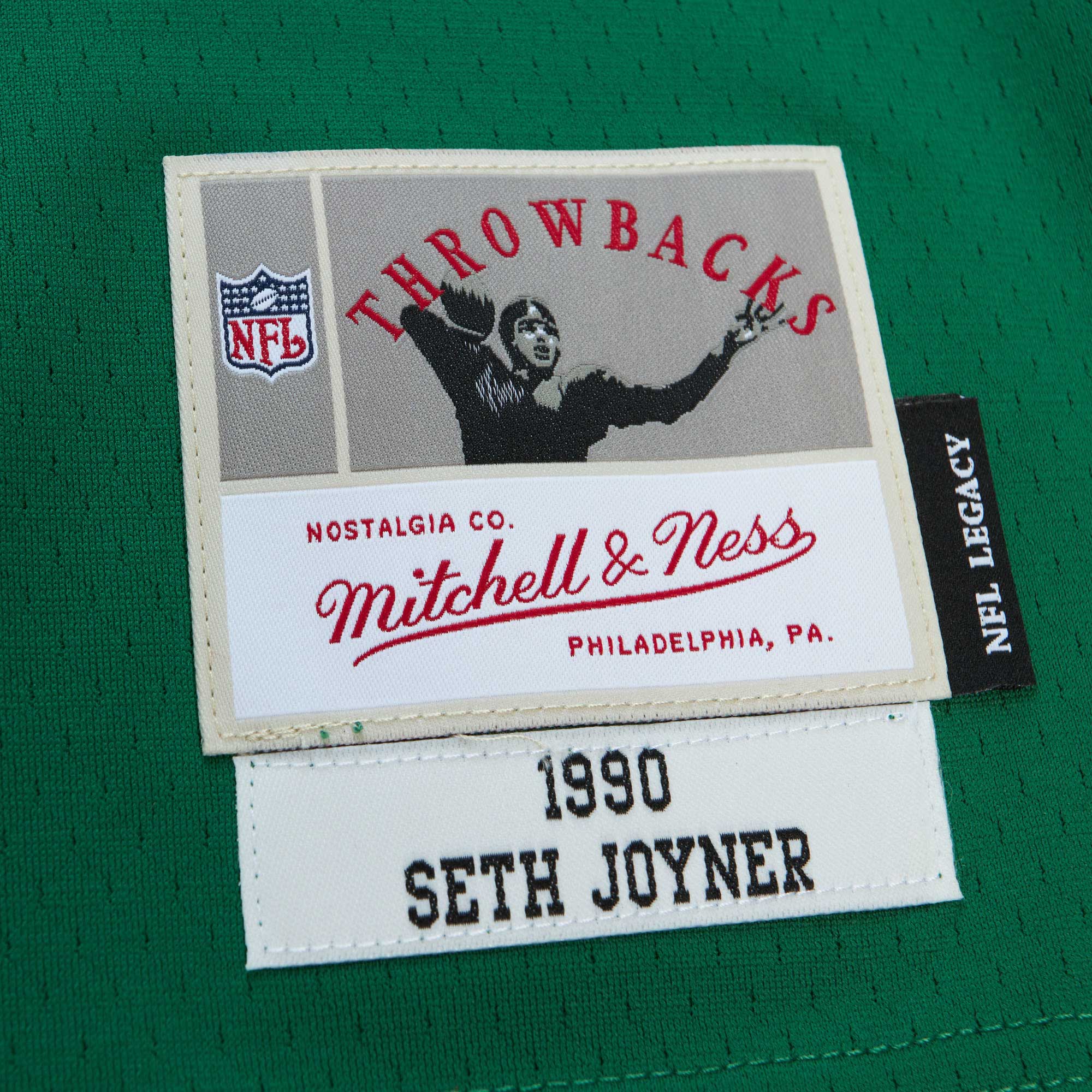 Men's Philadelphia Eagles Seth Joyner Mitchell & Ness Kelly Green Legacy Jersey JS3649 nicesnker - Image 5