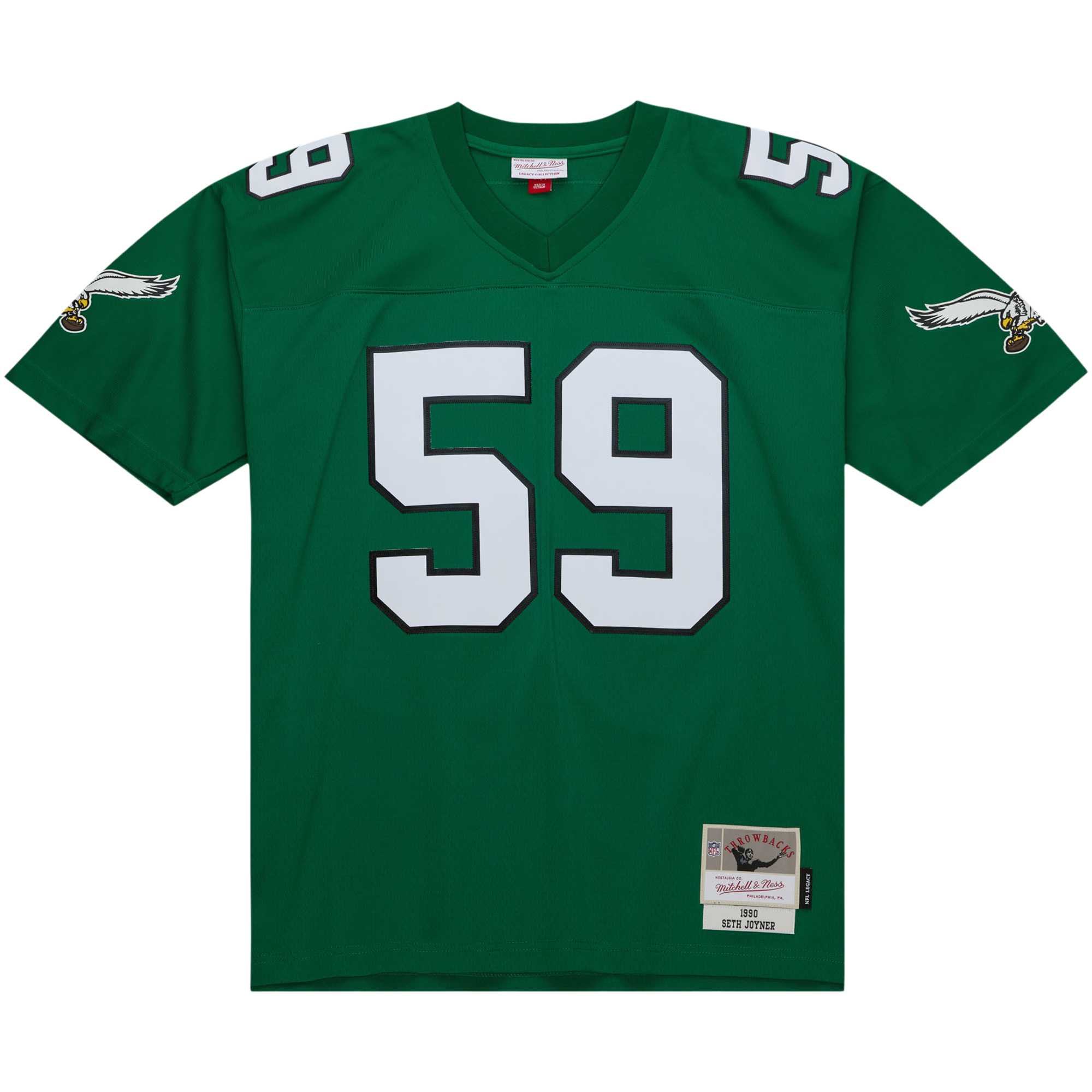 Men's Philadelphia Eagles Seth Joyner Mitchell & Ness Kelly Green Legacy Jersey JS3649 nicesnker - Image 2