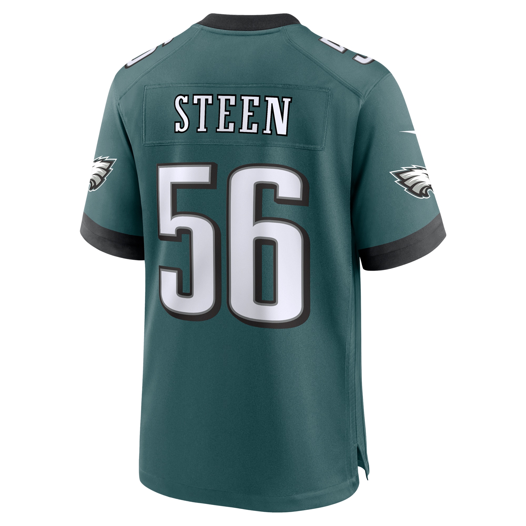 Men's Philadelphia Eagles Tyler Steen Midnight Green Team Game Jersey JS3867 nicesnker - Image 3