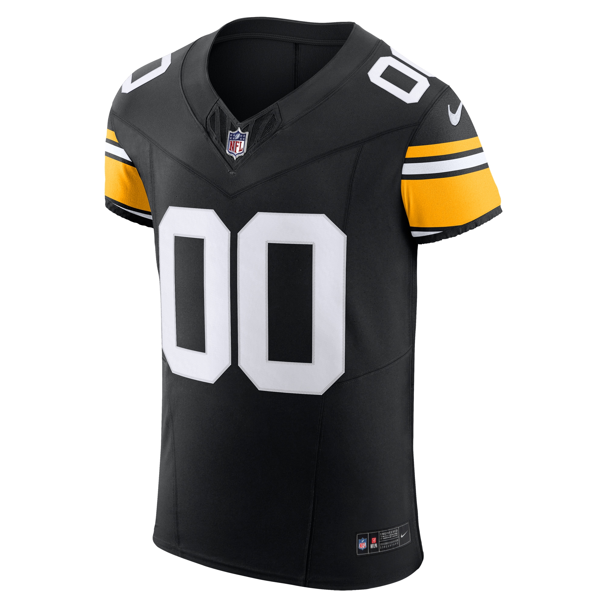 Men's Pittsburgh Steelers Black Vapor F.U.S.E. Elite Custom Jersey JS5223 nicesnker - Image 2