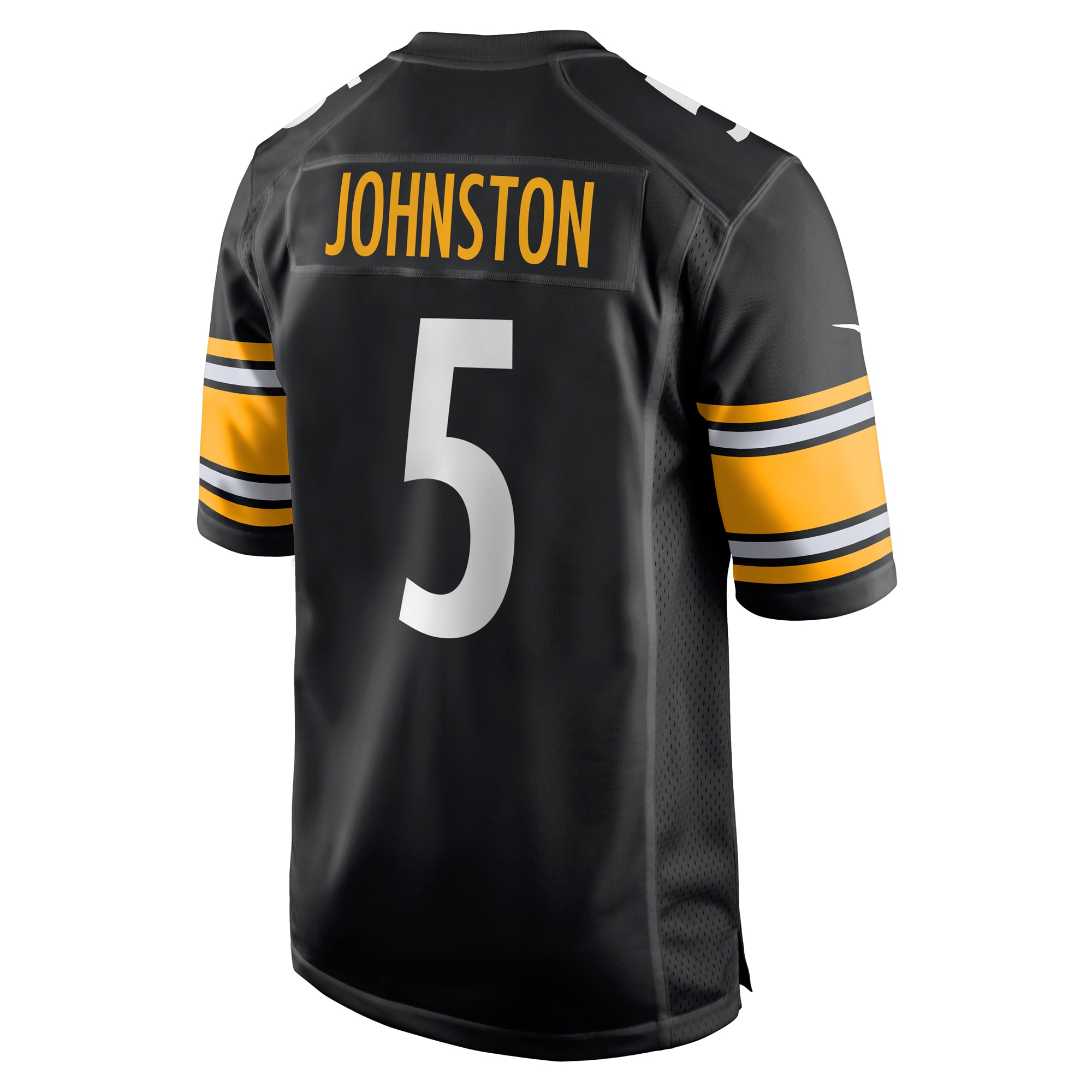 Men's Pittsburgh Steelers Cameron Johnston Black Game Jersey JS5992 nicesnker - Image 3