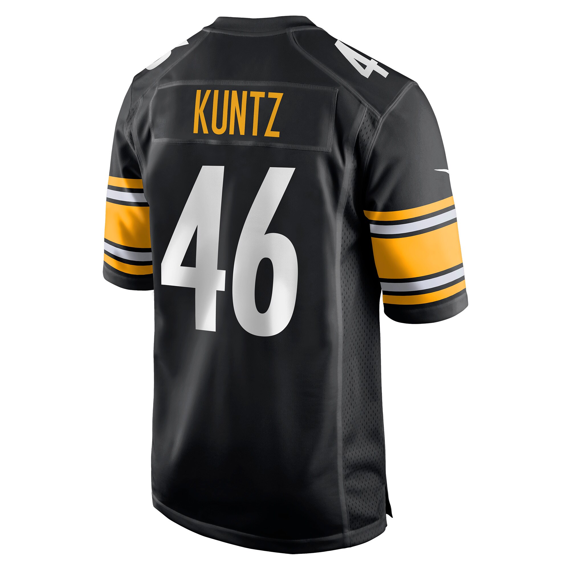 Men's Pittsburgh Steelers Christian Kuntz Black Game Jersey JS7952 nicesnker - Image 3