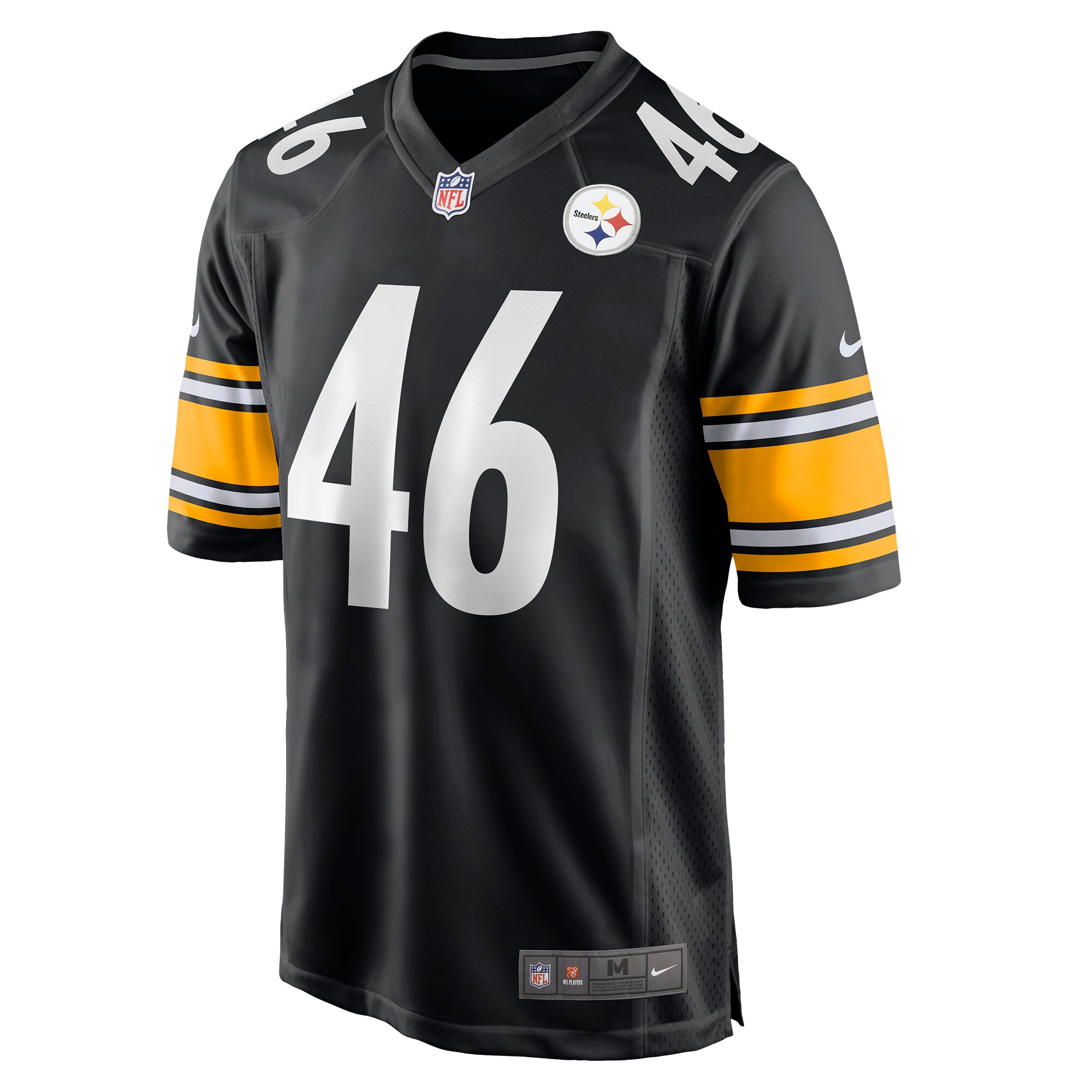 Men's Pittsburgh Steelers Christian Kuntz Black Game Jersey JS7952 nicesnker - Image 2