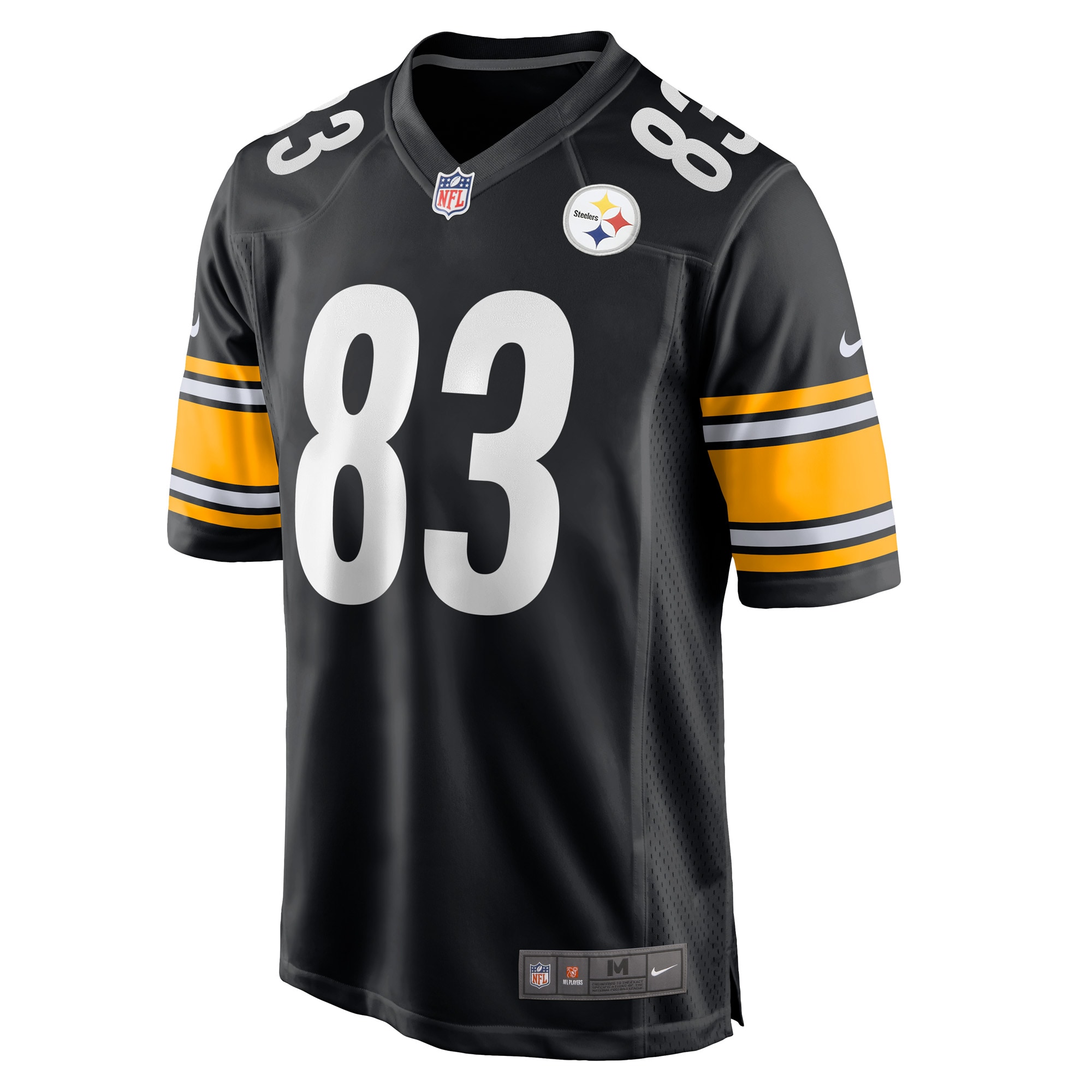 Men's Pittsburgh Steelers Connor Heyward Black Game Player Jersey JS2619 nicesnker - Image 2