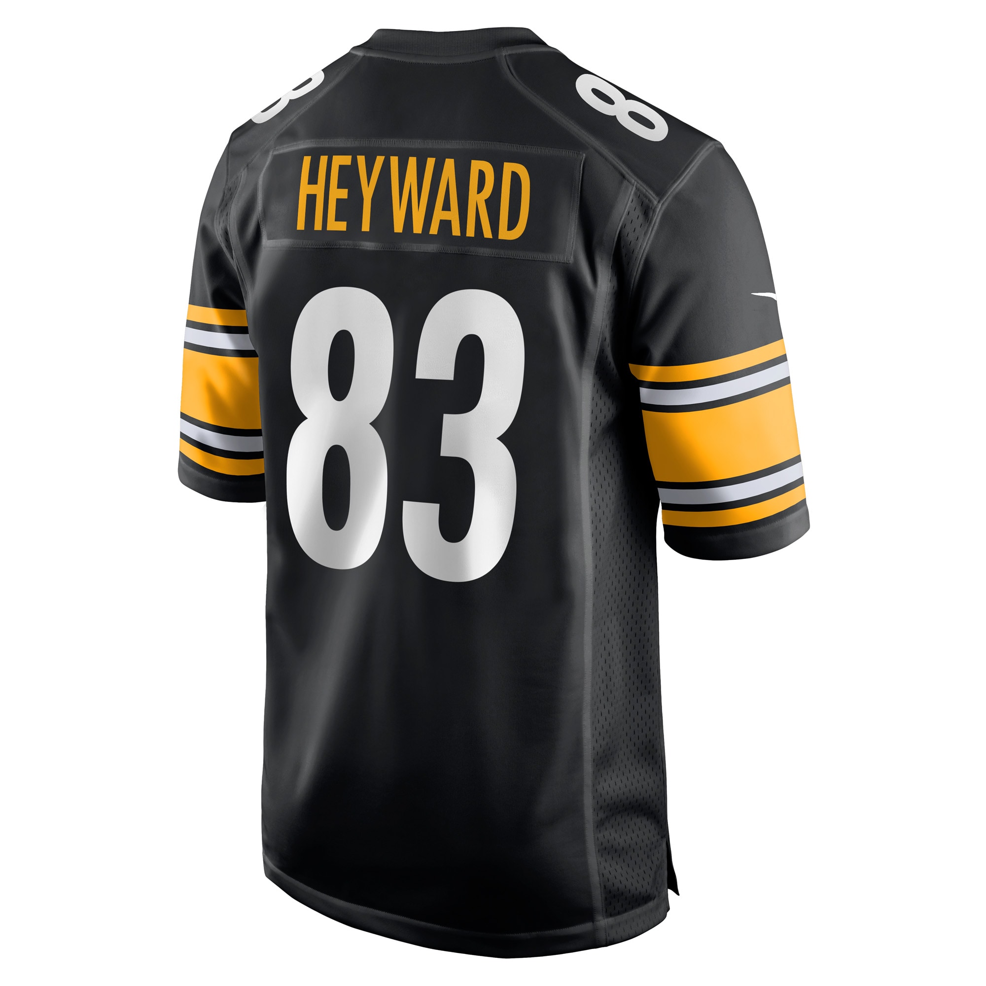 Men's Pittsburgh Steelers Connor Heyward Black Game Player Jersey JS2619 nicesnker - Image 3