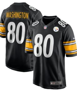 Men's Pittsburgh Steelers Darnell Washington Black Game Jersey JS6217 nicesnker