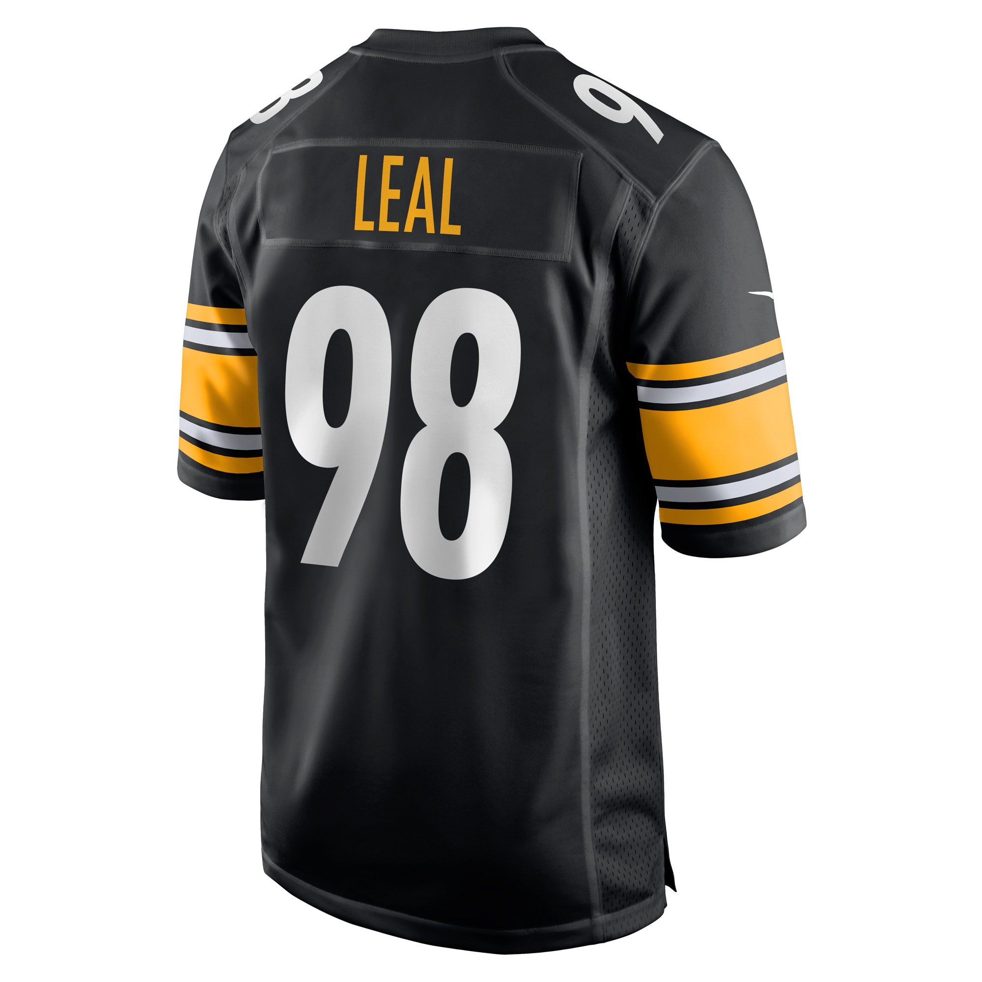 Men's Pittsburgh Steelers DeMarvin Leal Black Game Player Jersey JS5407 nicesnker - Image 3