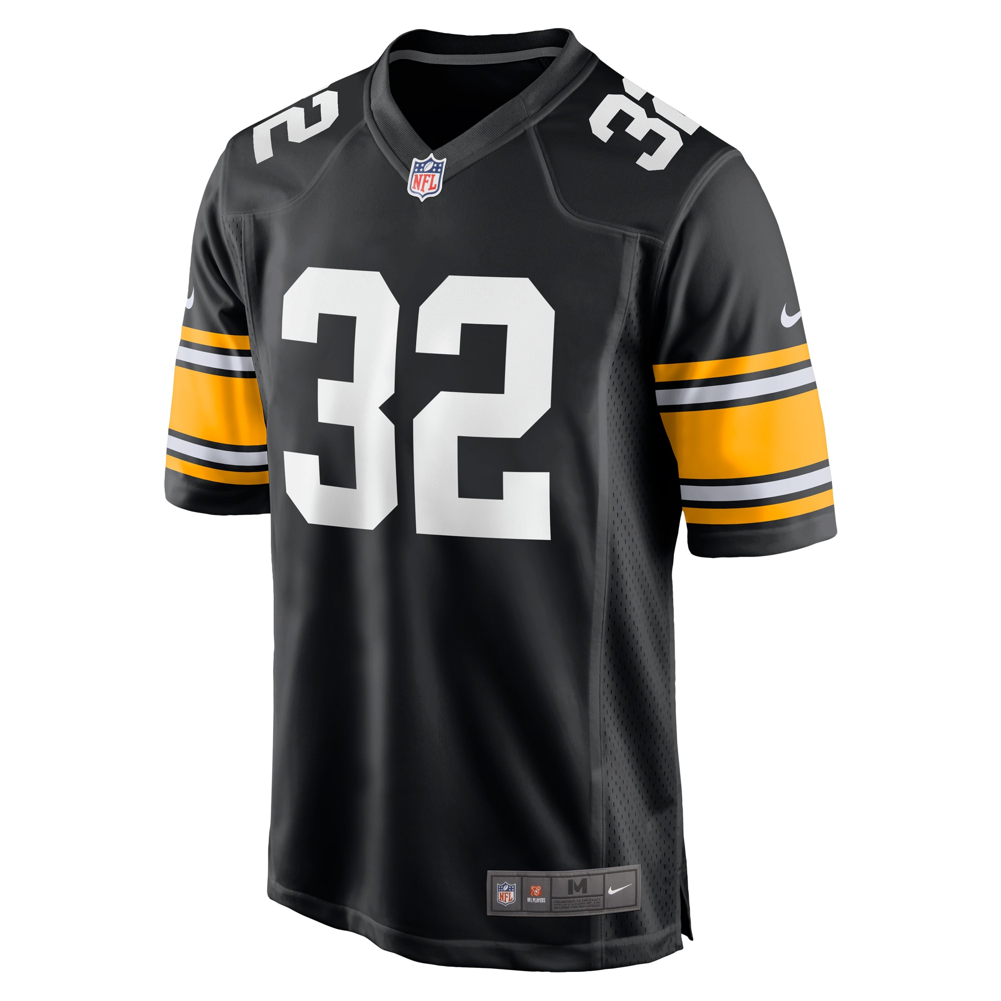 Men's Pittsburgh Steelers Franco Harris Black Alternate Retired Player Jersey JS6410 nicesnker - Image 2