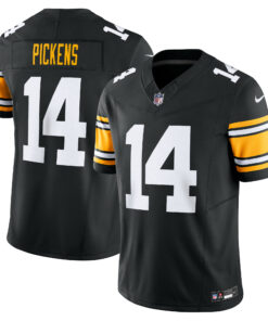 Men's Pittsburgh Steelers George Pickens Black Vapor F.U.S.E. Limited Jersey JS2749 nicesnker