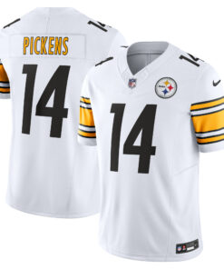 Men's Pittsburgh Steelers George Pickens White Vapor F.U.S.E. Limited Jersey JS3738 nicesnker