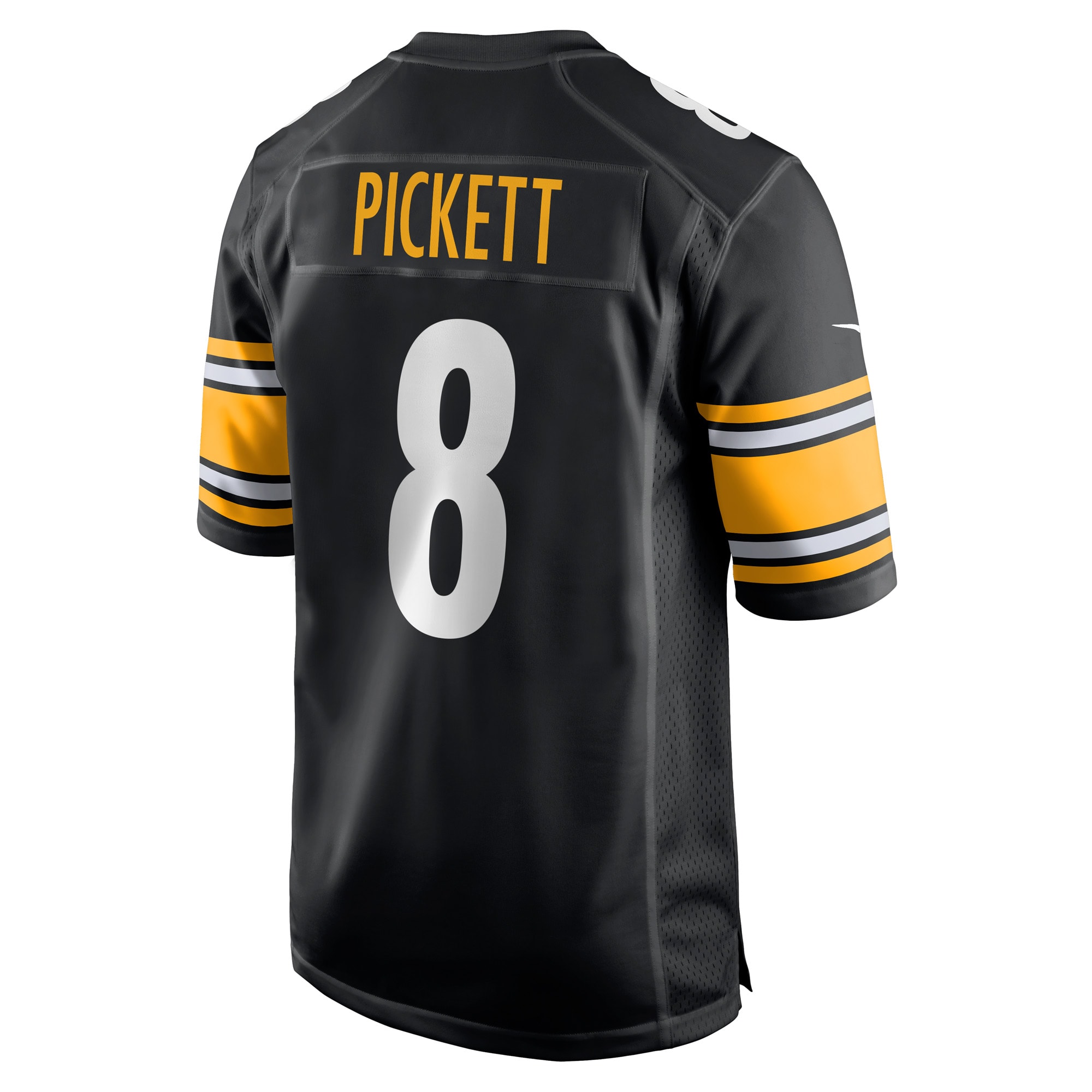 Men's Pittsburgh Steelers Kenny Pickett Black Player Game Jersey JS2506 nicesnker - Image 3