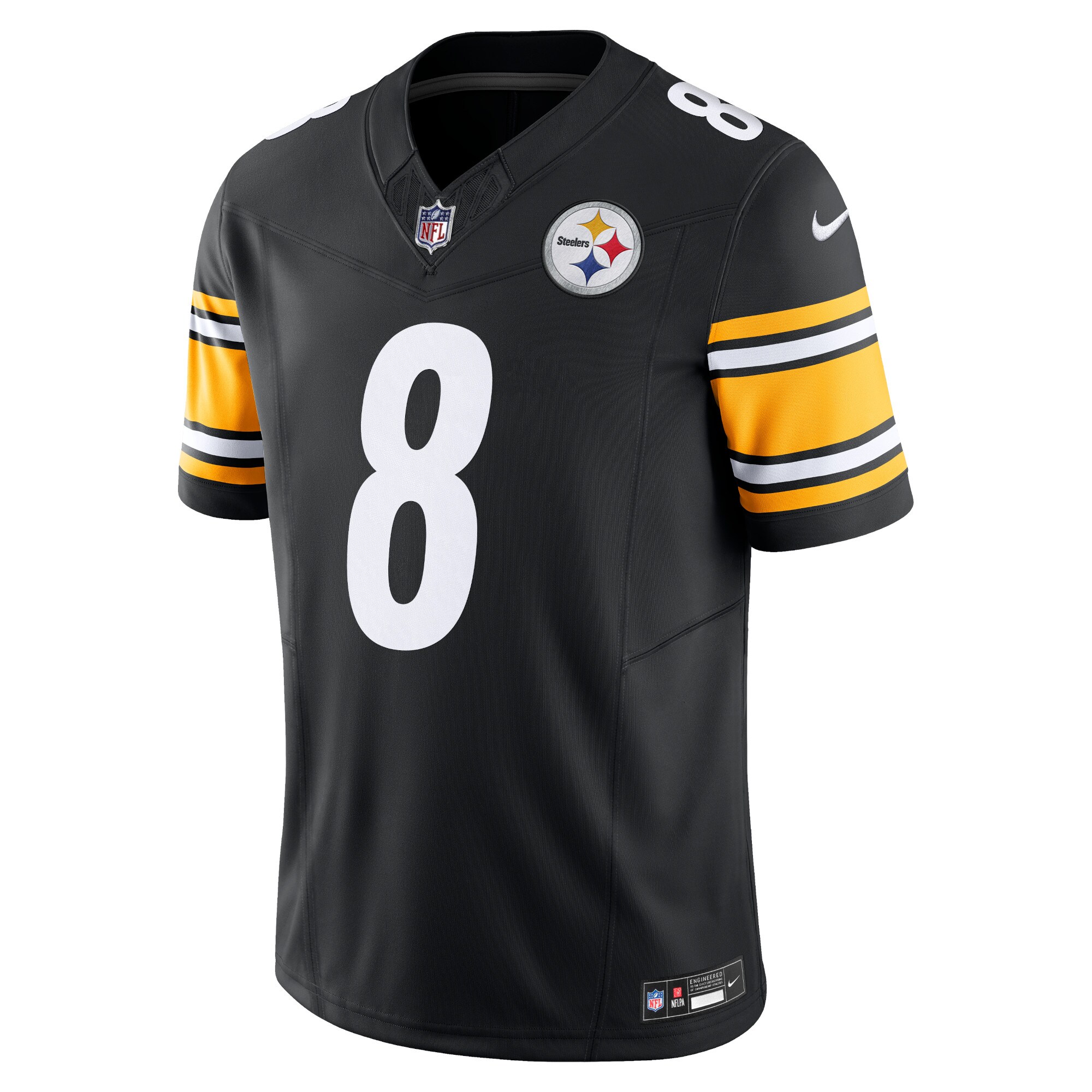 Men's Pittsburgh Steelers Kenny Pickett Black Vapor F.U.S.E. Limited Jersey JS5363 nicesnker - Image 2