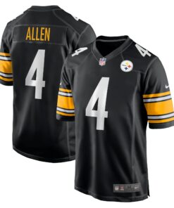 Men's Pittsburgh Steelers Kyle Allen Black Game Jersey JS5625 nicesnker