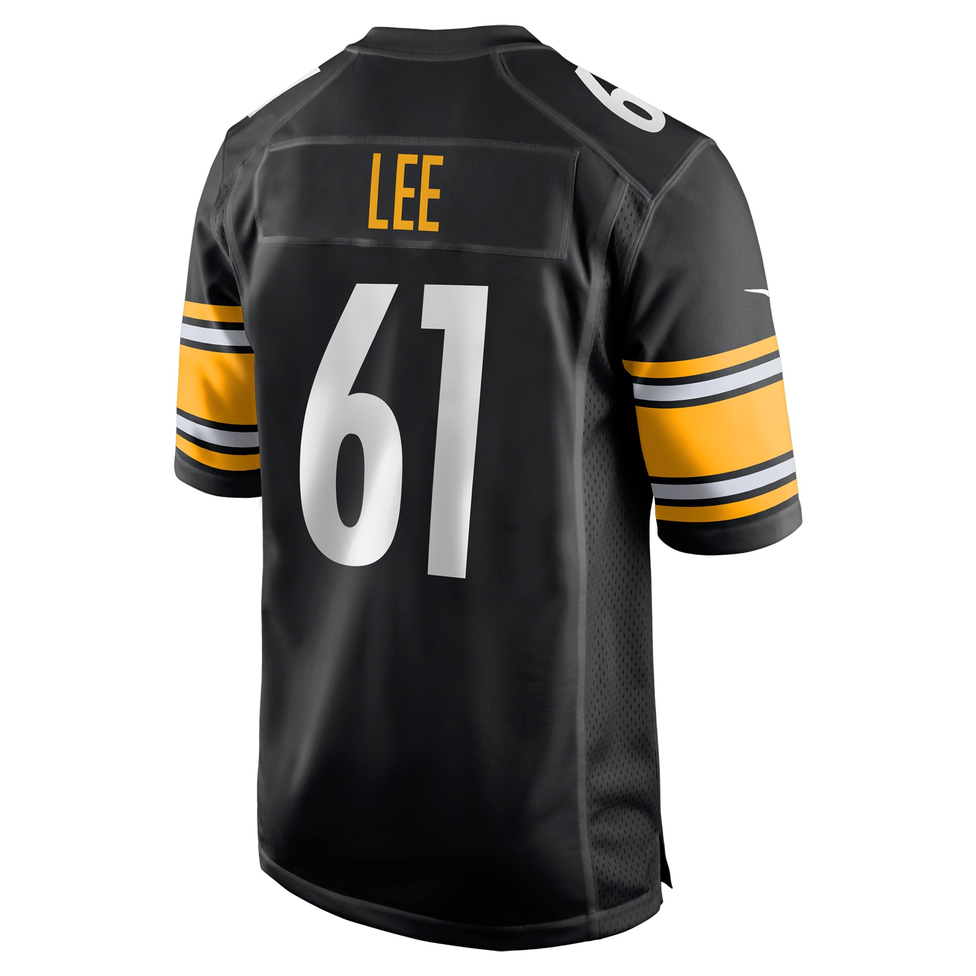 Men's Pittsburgh Steelers Logan Lee Black Game Jersey JS9315 nicesnker - Image 3