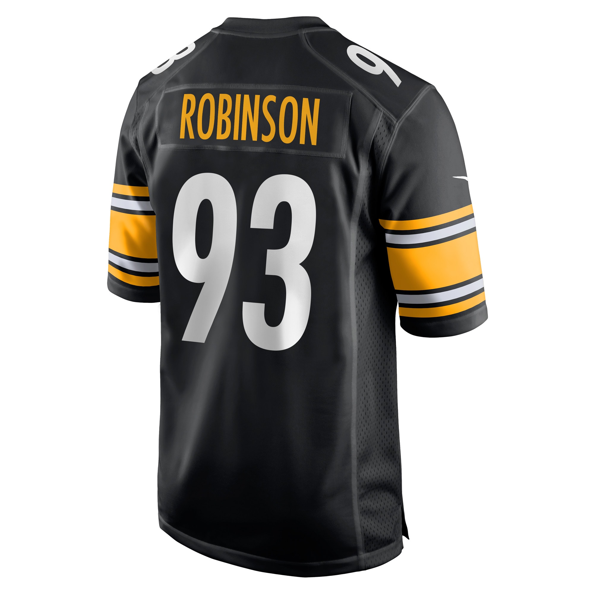 Men's Pittsburgh Steelers Mark Robinson Black Game Player Jersey JS1508 nicesnker - Image 3
