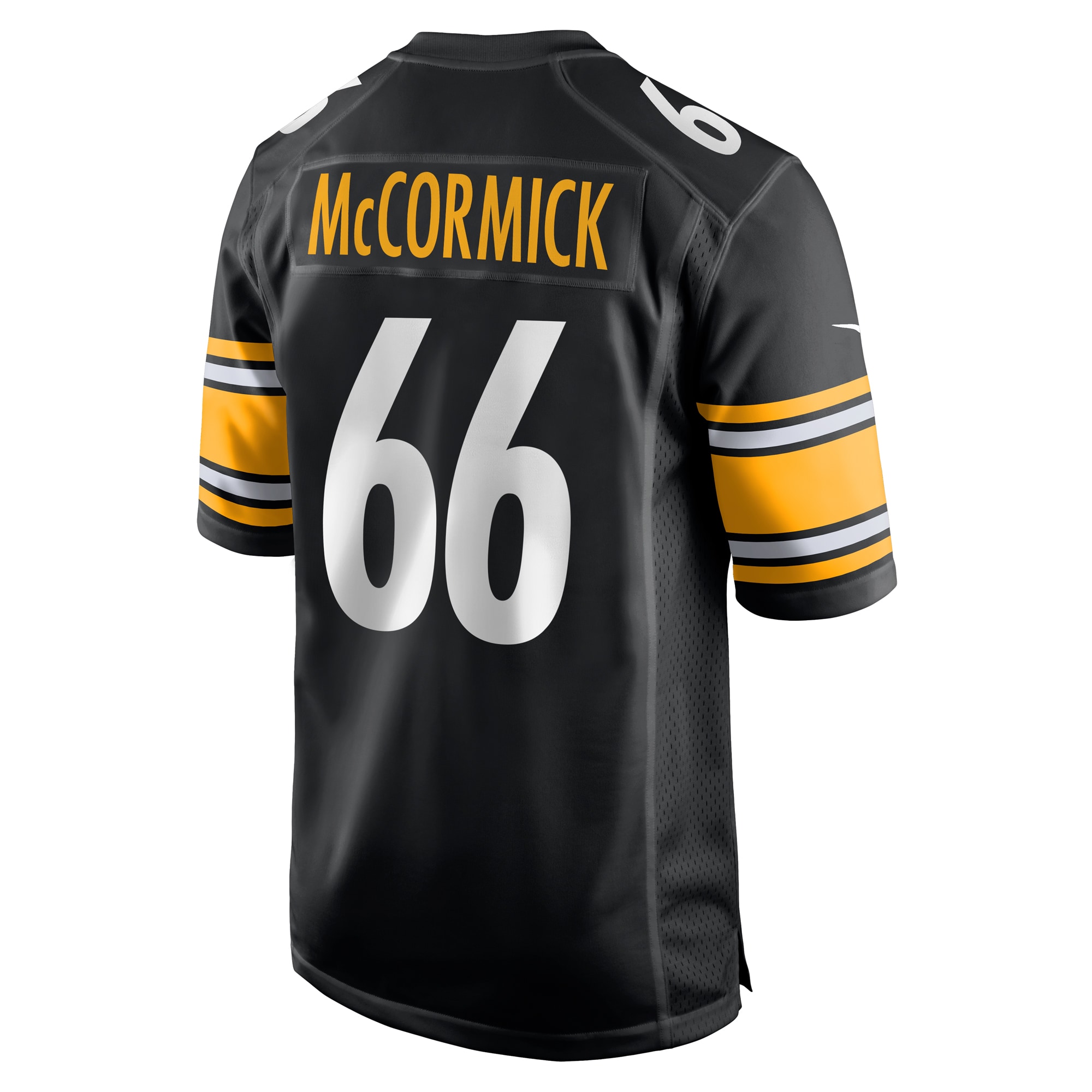 Men's Pittsburgh Steelers Mason McCormick Black Game Jersey JS3470 nicesnker - Image 3