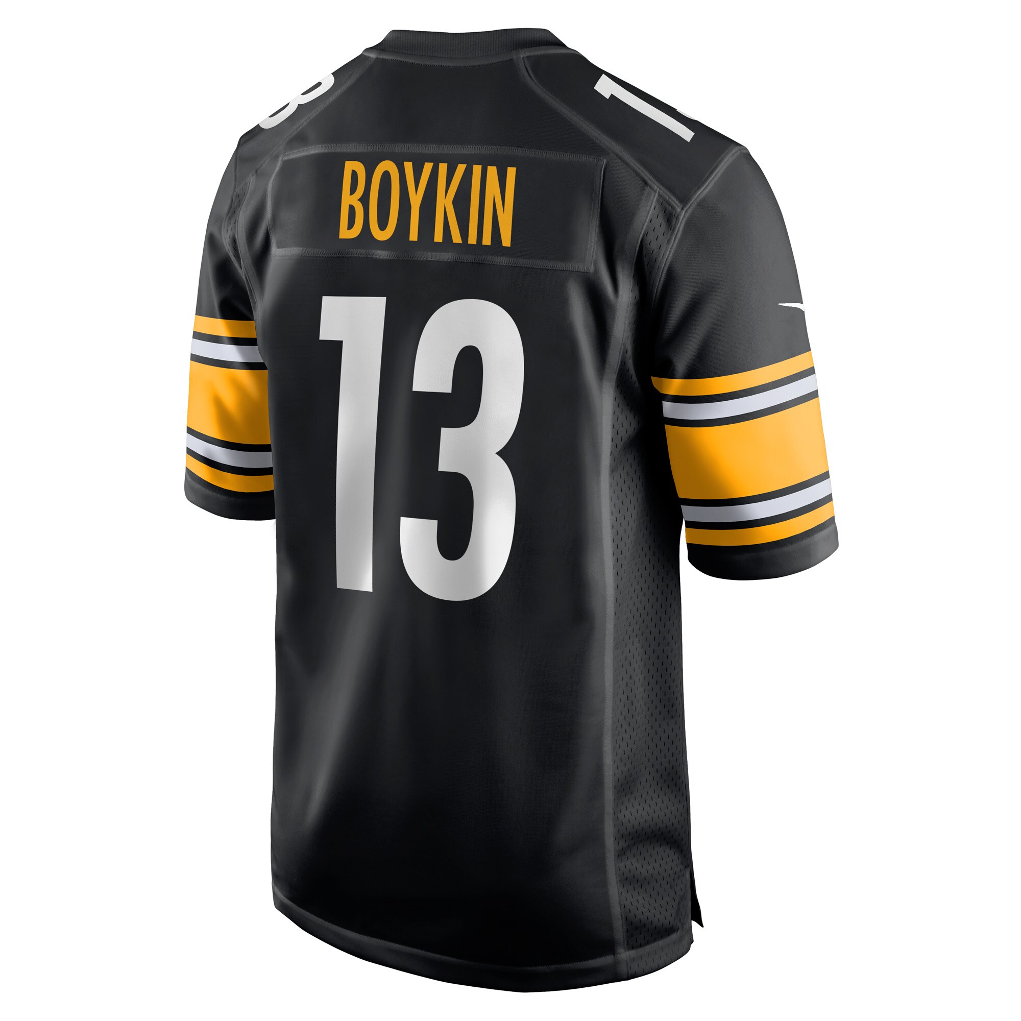 Men's Pittsburgh Steelers Miles Boykin Black Game Player Jersey JS1217 nicesnker - Image 3