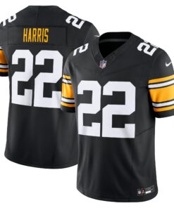 Men's Pittsburgh Steelers Najee Harris Black Vapor F.U.S.E. Limited Jersey JS4720 nicesnker