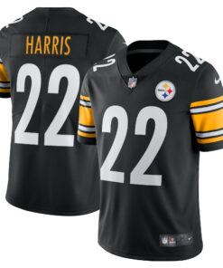 Men's Pittsburgh Steelers Najee Harris Black Vapor Limited Jersey JS3323 nicesnker