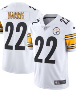 Men's Pittsburgh Steelers Najee Harris White Vapor Limited Jersey JS3937 nicesnker