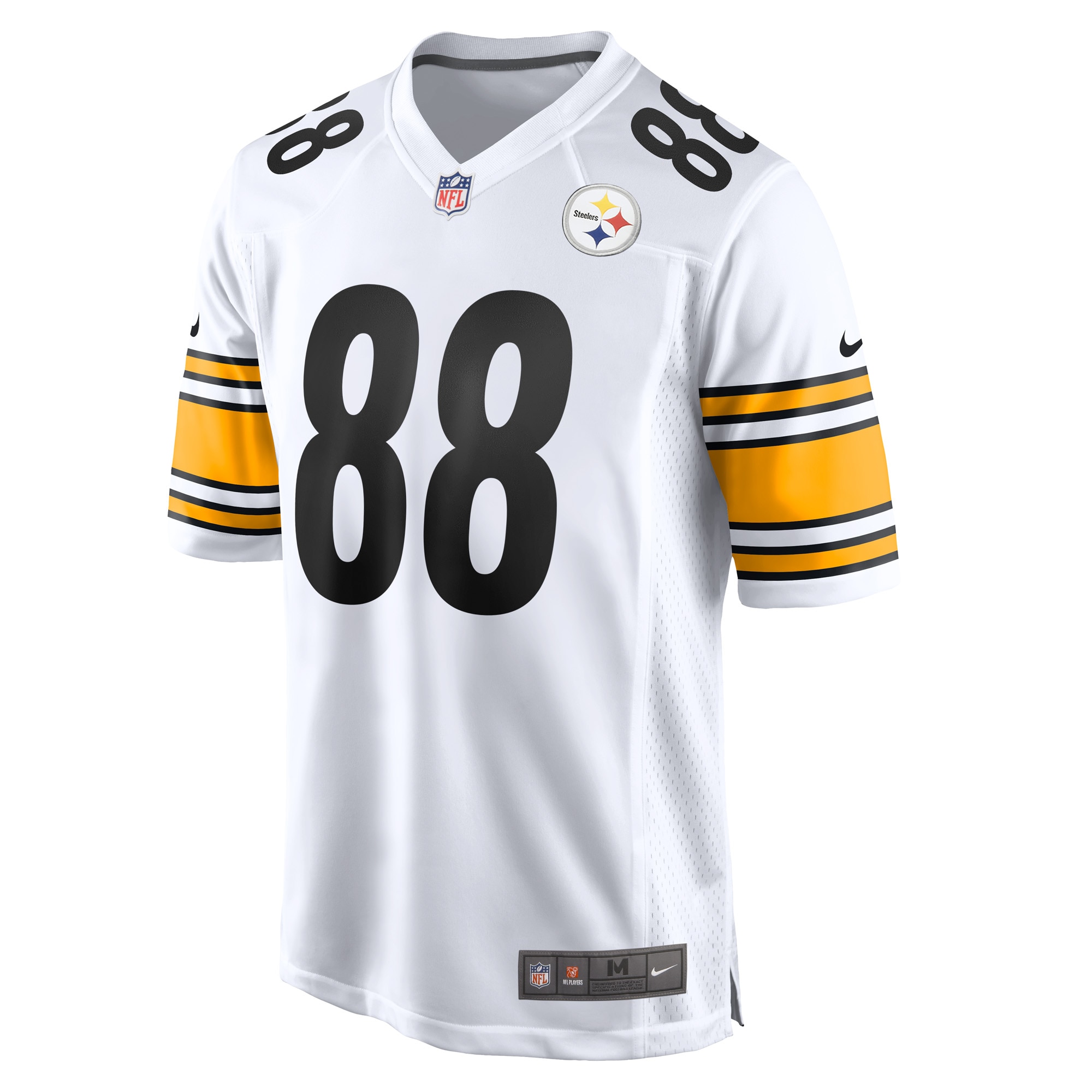 Men's Pittsburgh Steelers Pat Freiermuth White Game Player Jersey JS6111 nicesnker - Image 2